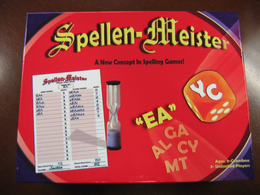 SPELLEN - MEISTER A NEW CONCEPT IN SPELLING GAMES! "EA" YC AL GA CV MT trademark