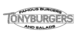 TONYBURGERS FAMOUS BURGERS AND SALADS trademark