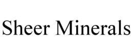 SHEER MINERALS trademark