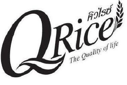 Q RICE THE QUALITY OF LIFE trademark