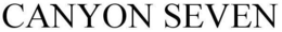 CANYON SEVEN trademark