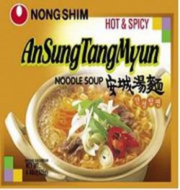 NONG SHIM HOT & SPICY ANSUNGTANGMYUN NOODLE SOUP trademark