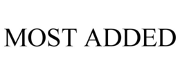 MOST ADDED trademark