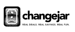 CHANGEJAR REAL DEALS. REAL SAVINGS. REAL FUN. trademark