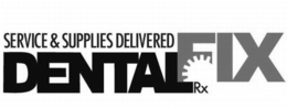 SERVICE & SUPPLIES DELIVERED DENTAL FIX RX trademark