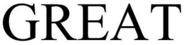 GREAT trademark