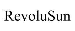 REVOLUSUN trademark