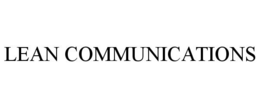 LEAN COMMUNICATIONS trademark