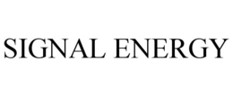 SIGNAL ENERGY trademark