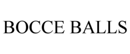 BOCCE BALLS trademark