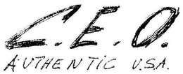 C.E.O. AUTHENTIC U.S.A. trademark