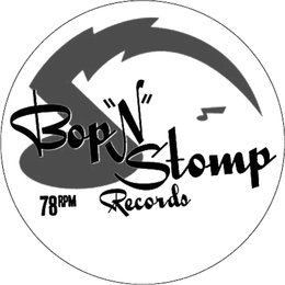 BOP "N" STOMP RECORDS 78 RPM trademark