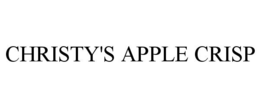 CHRISTY'S APPLE CRISP trademark