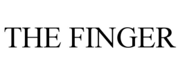 THE FINGER trademark