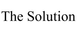 THE SOLUTION trademark
