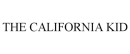 THE CALIFORNIA KID trademark