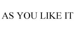 AS YOU LIKE IT trademark