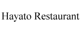 HAYATO RESTAURANT trademark