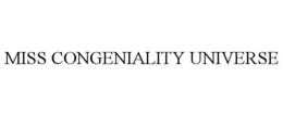 MISS CONGENIALITY UNIVERSE trademark