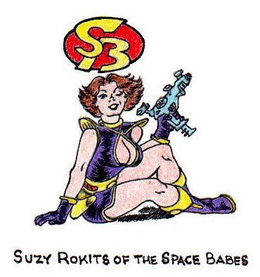 SB SUZY ROKITS OF THE SPACE BABES trademark