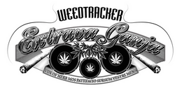 EXTRAVAGANJA WEEDTRACKER VOX OF HERB MOS PATEFACIO SURSUM VESTRI MENS trademark