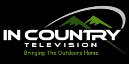 IN COUNTRY TELEVISION BRINGING THE OUTDOORS HOME trademark