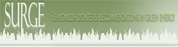 SURGE STANDARD, UPDATES & RECOMMENDATIONS IN GREEN ENERGY trademark
