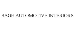 SAGE AUTOMOTIVE INTERIORS trademark
