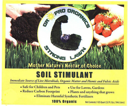 GR PRO ORGANICS STRONG LAWN trademark