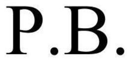 P.B. trademark