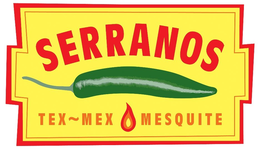 SERRANOS TEX~MEX MESQUITE trademark