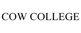 COW COLLEGE trademark
