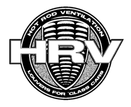 HOT ROD VENTILATION LOUVERS FOR GLASS CARS HRV trademark
