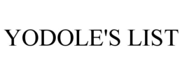 YODOLE'S LIST trademark