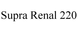 SUPRA RENAL 220 trademark