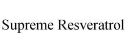 SUPREME RESVERATROL trademark