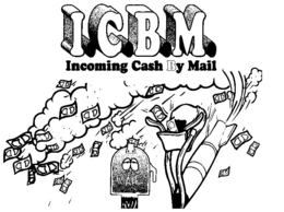 I.C.B.M. INCOMING COMING CASH BY MAIL MAIL trademark
