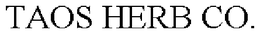TAOS HERB CO. trademark