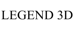 LEGEND 3D trademark