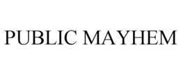 PUBLIC MAYHEM trademark