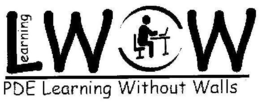 LEARNING WOW PDE LEARNING WITHOUT WALLS trademark
