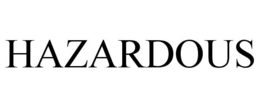 HAZARDOUS trademark