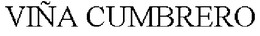 VIÑA CUMBRERO trademark