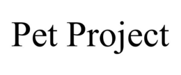 PET PROJECT trademark