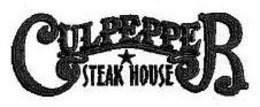 CULPEPPER STEAK HOUSE trademark