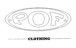POF CLOTHING trademark