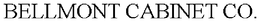 BELLMONT CABINET CO. trademark