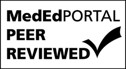 MEDEDPORTAL PEER REVIEWED trademark