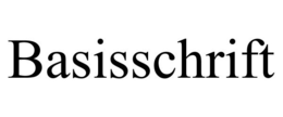 BASISSCHRIFT trademark