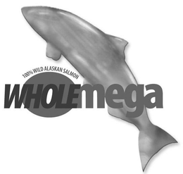 WHOLEMEGA 100% WILD ALASKAN SALMON trademark